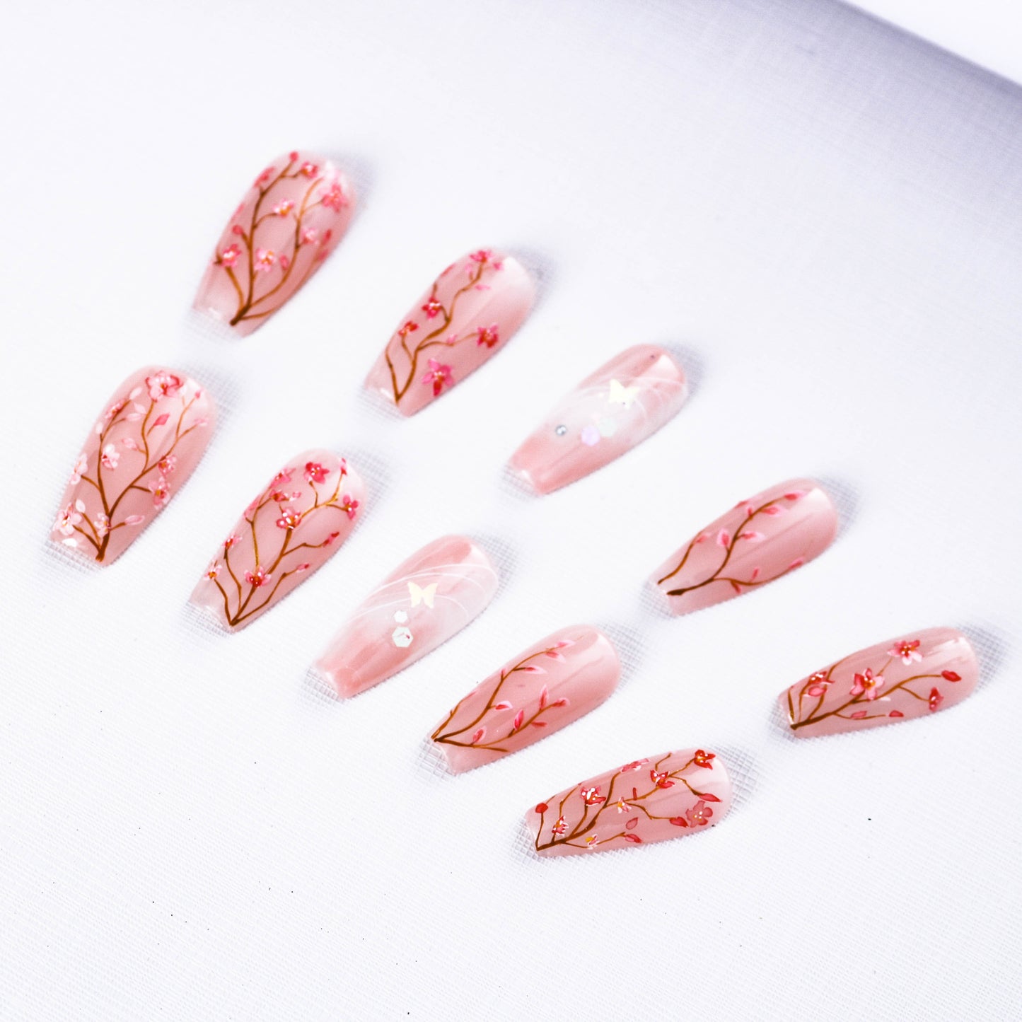 Cherry Blossom Whisper Press On Nail
