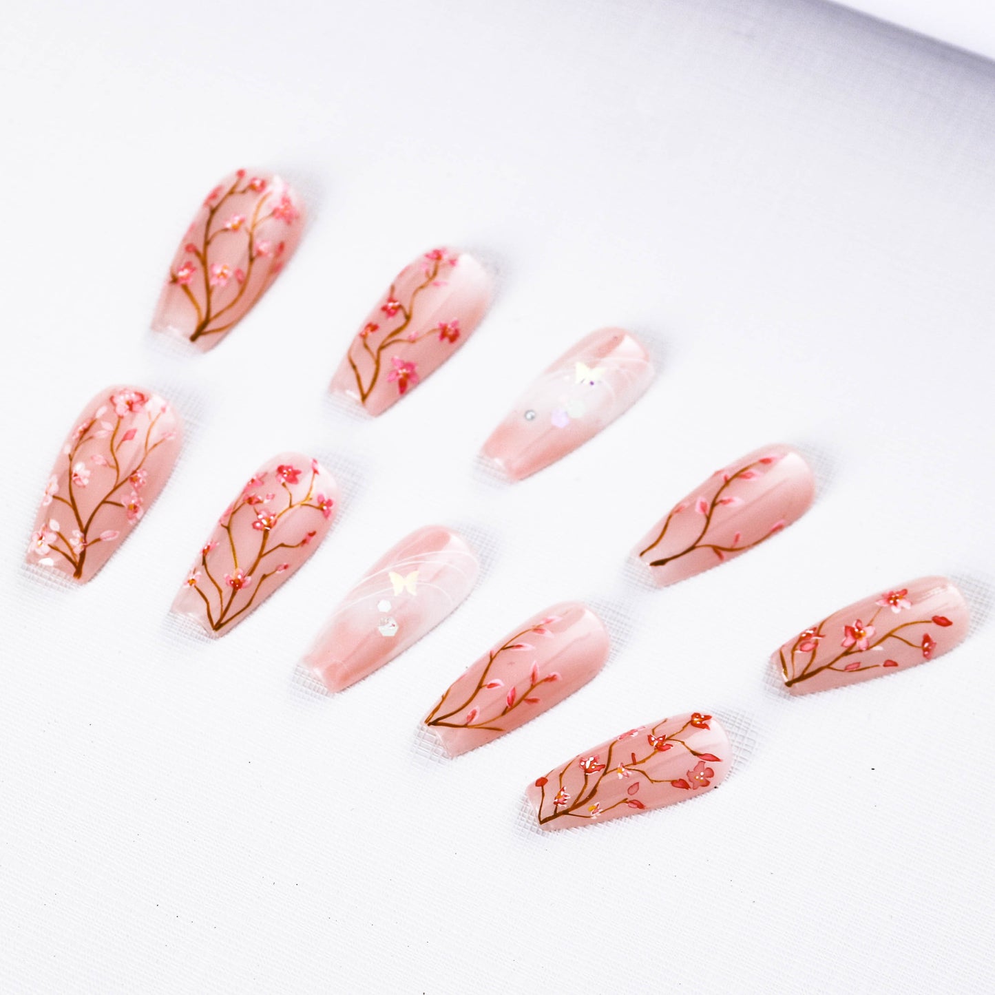 Cherry Blossom Whisper Press On Nail