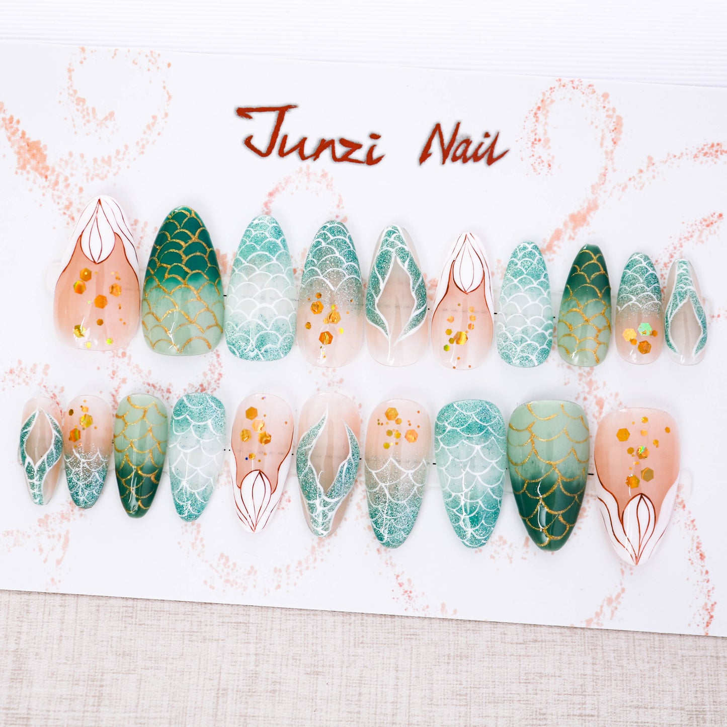 Sea Siren Press On Nail