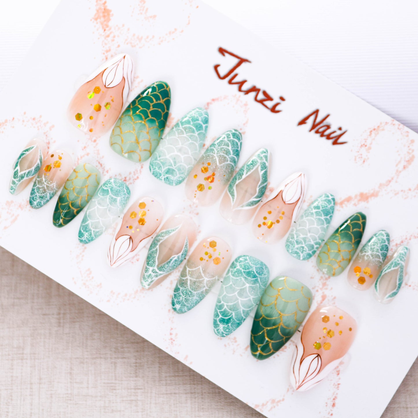 Sea Siren Press On Nail