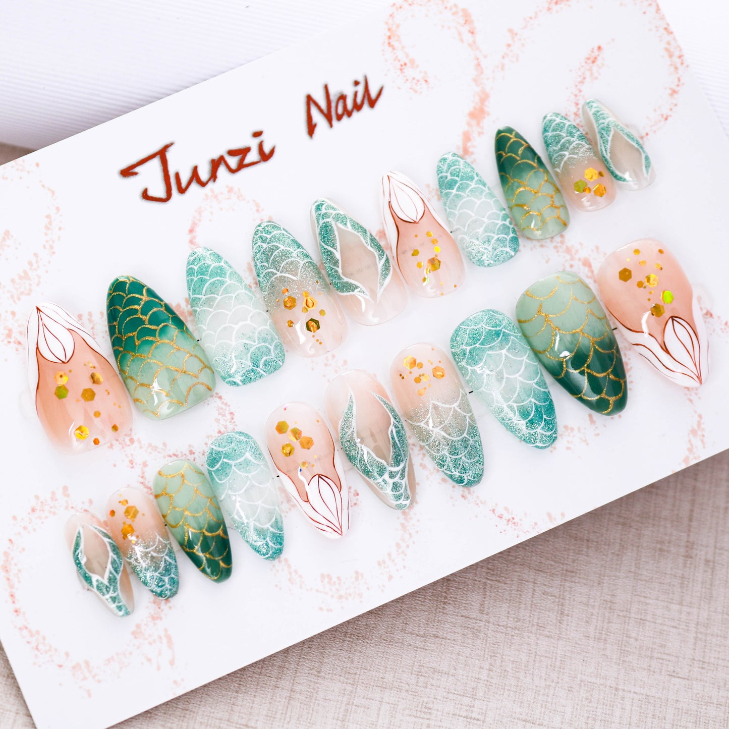 Sea Siren Press On Nail
