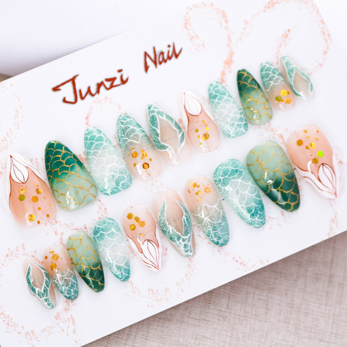 Sea Siren Press On Nail