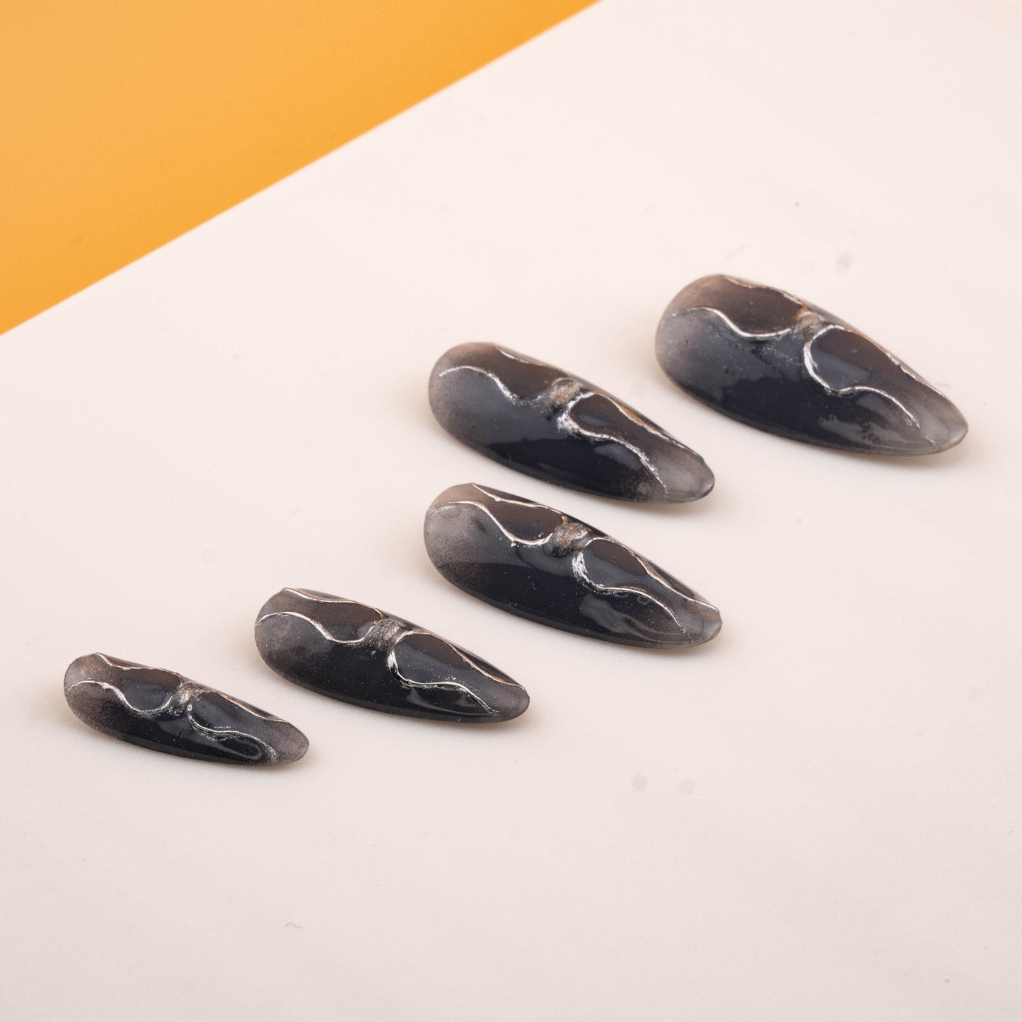 Lunar Gleam Luxe Chrome Press On Nail