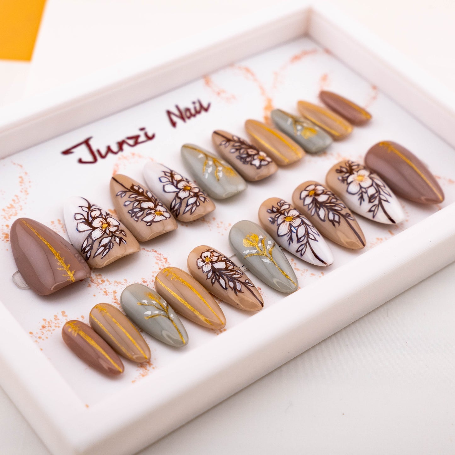 Blossom Elegance Press on Nail