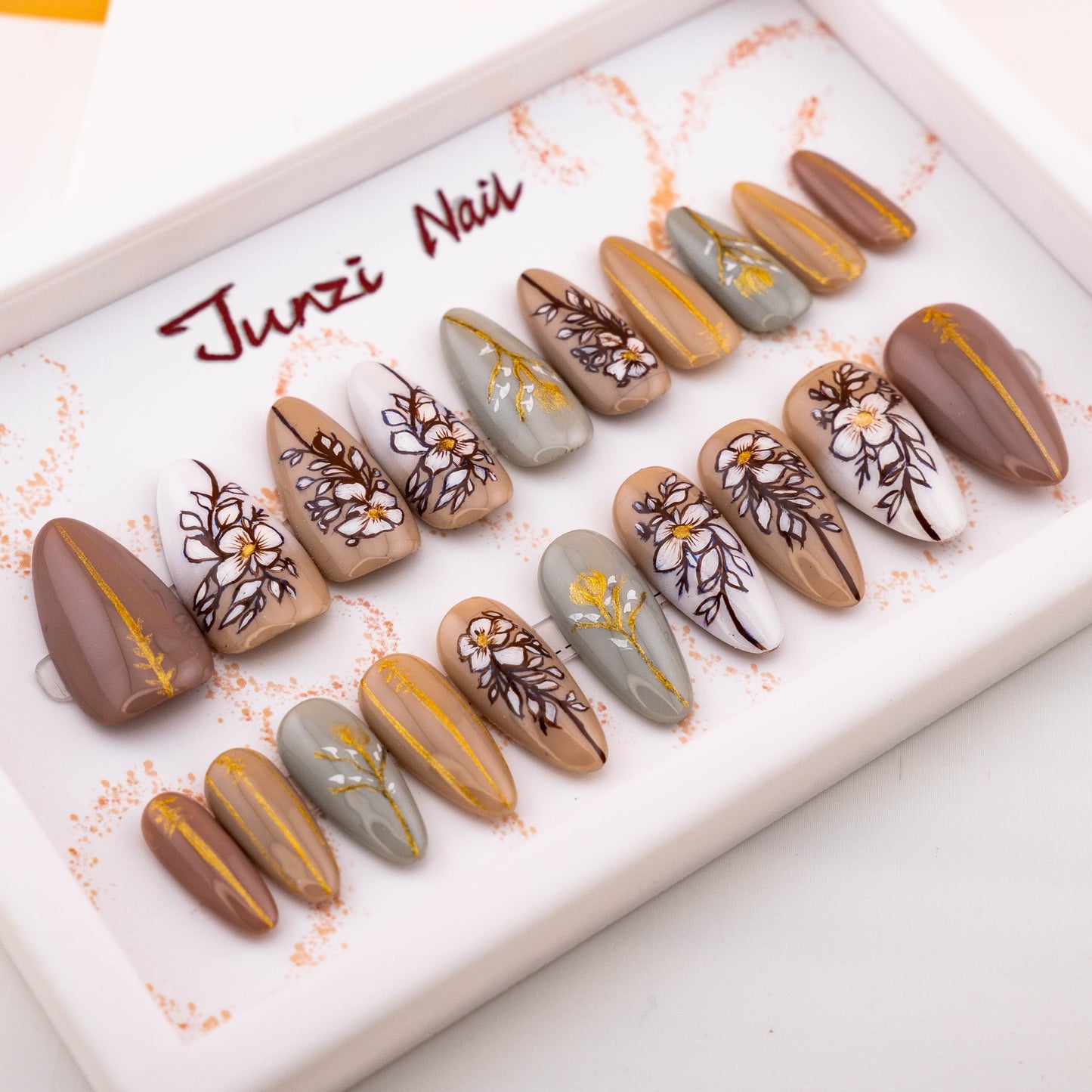 Blossom Elegance Press on Nail