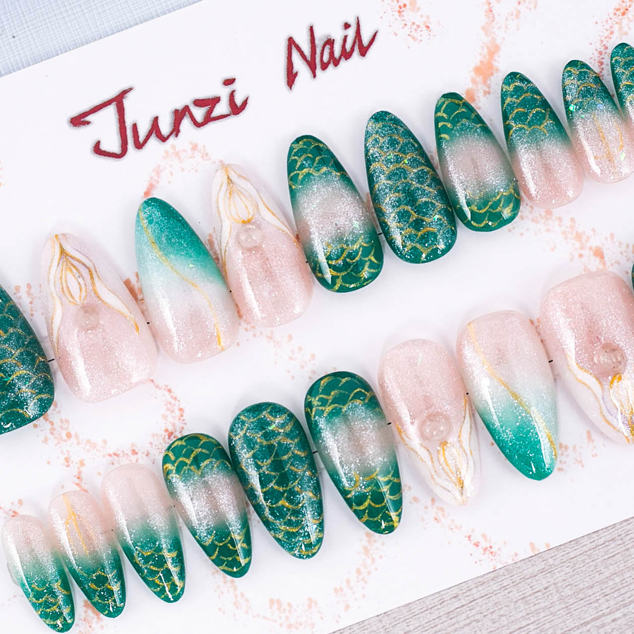 Mystic Mermaid Press On Nail