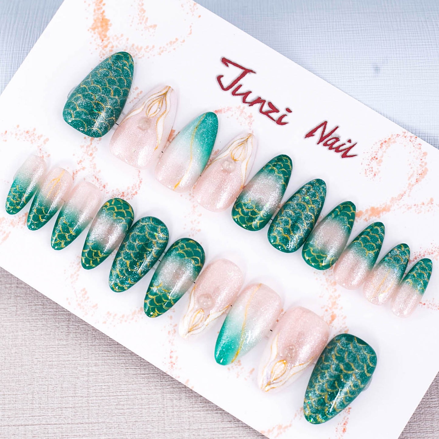 Mystic Mermaid Press On Nail