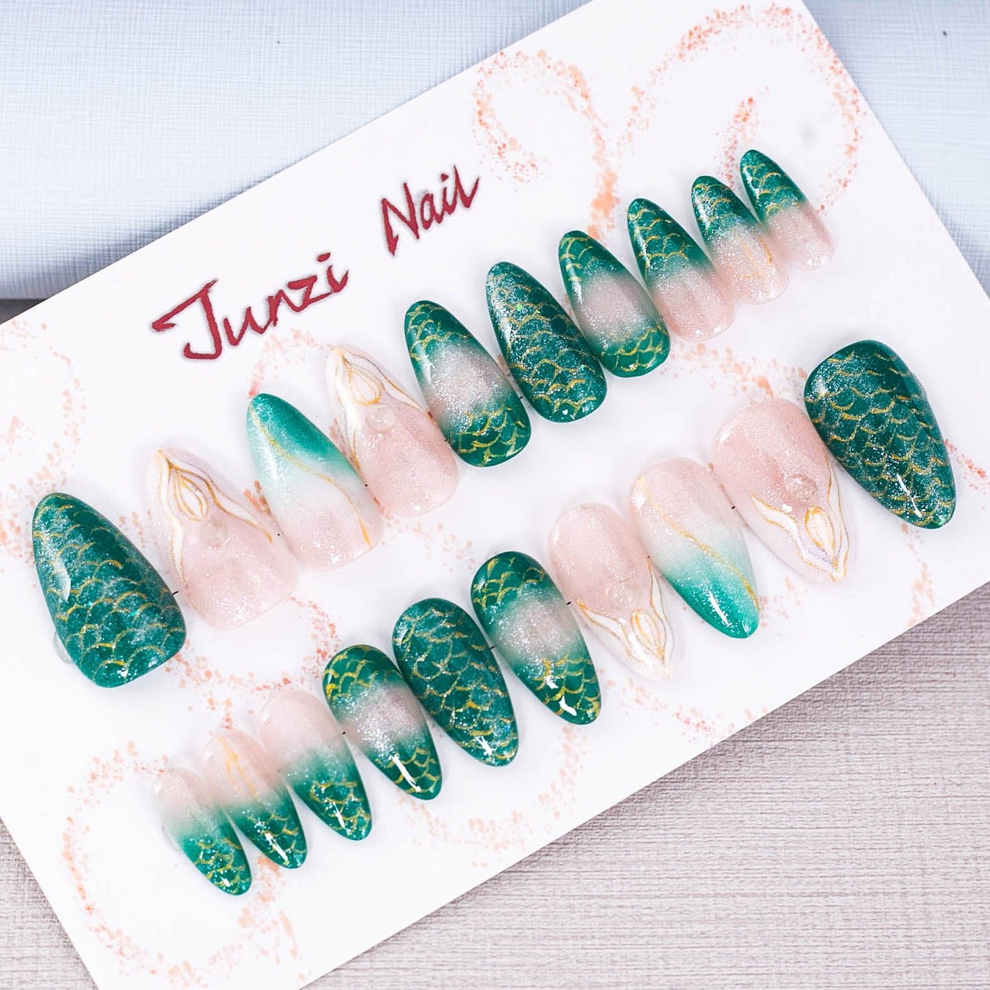 Mystic Mermaid Press On Nail