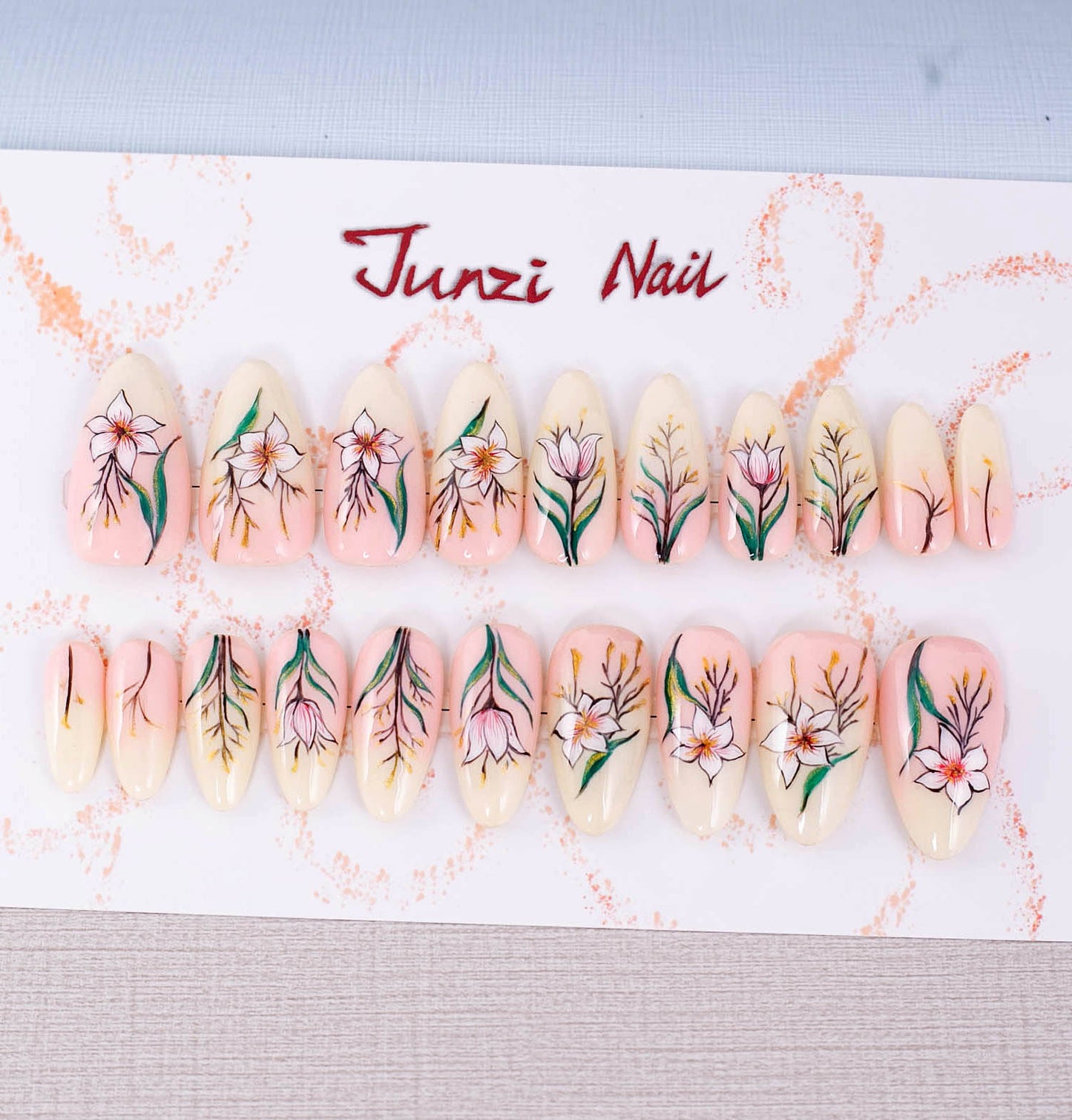 Petal Serenade Press On Nail