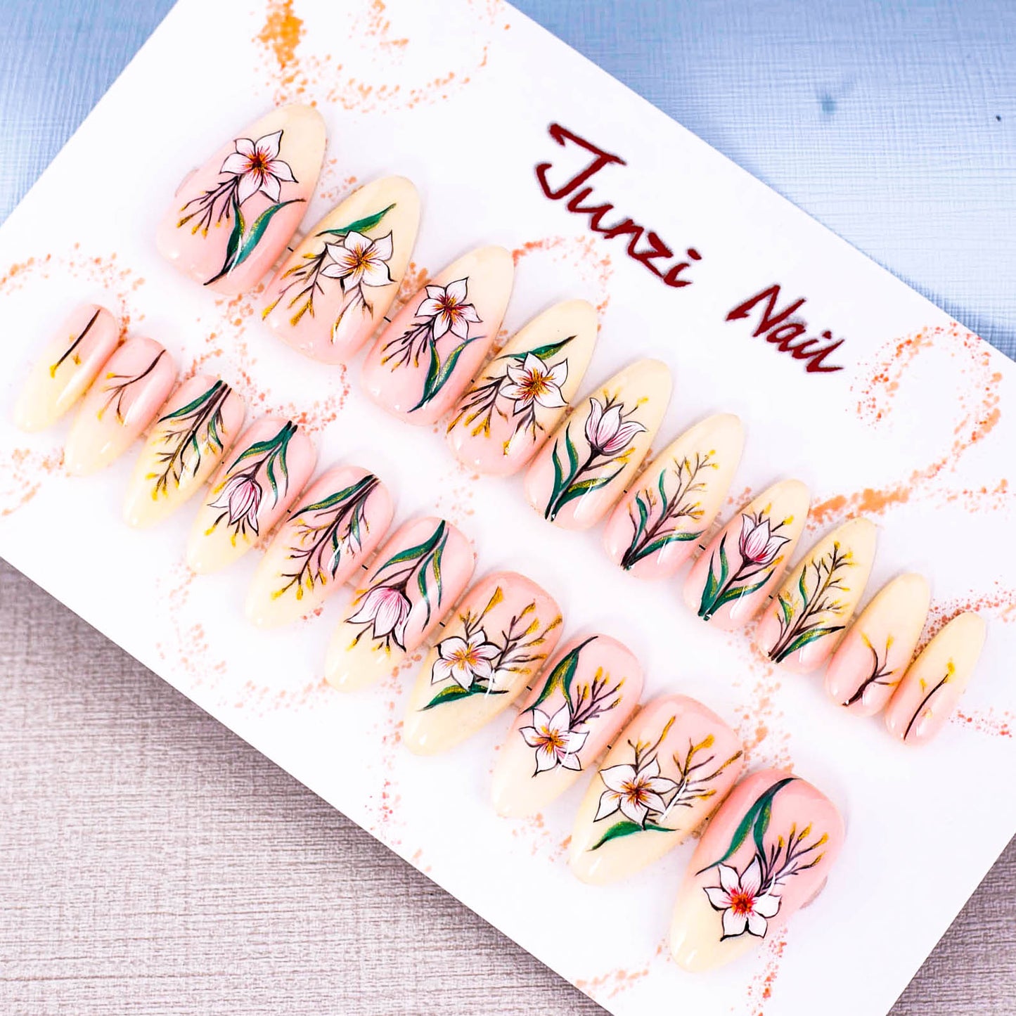 Petal Serenade Press On Nail