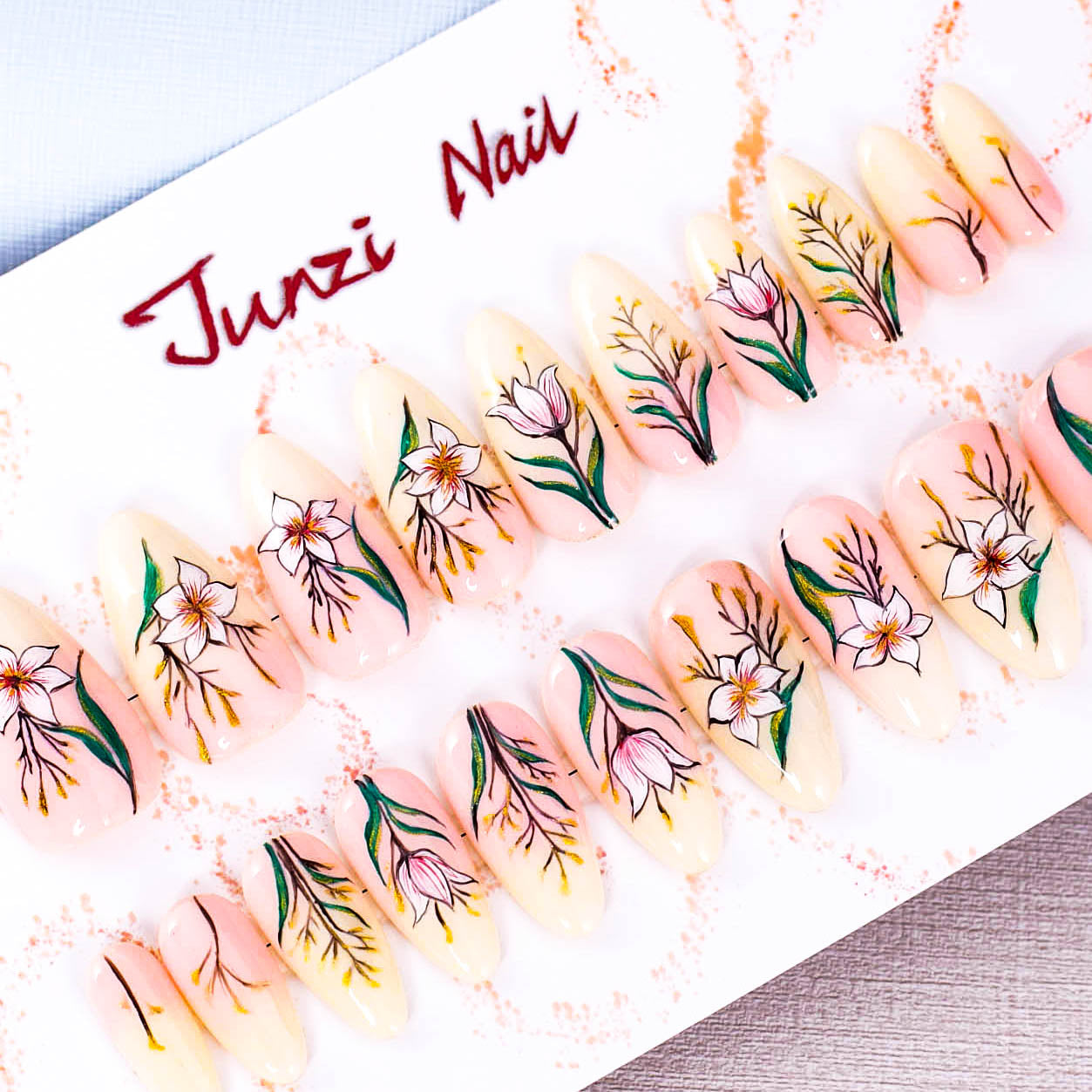 Petal Serenade Press On Nail