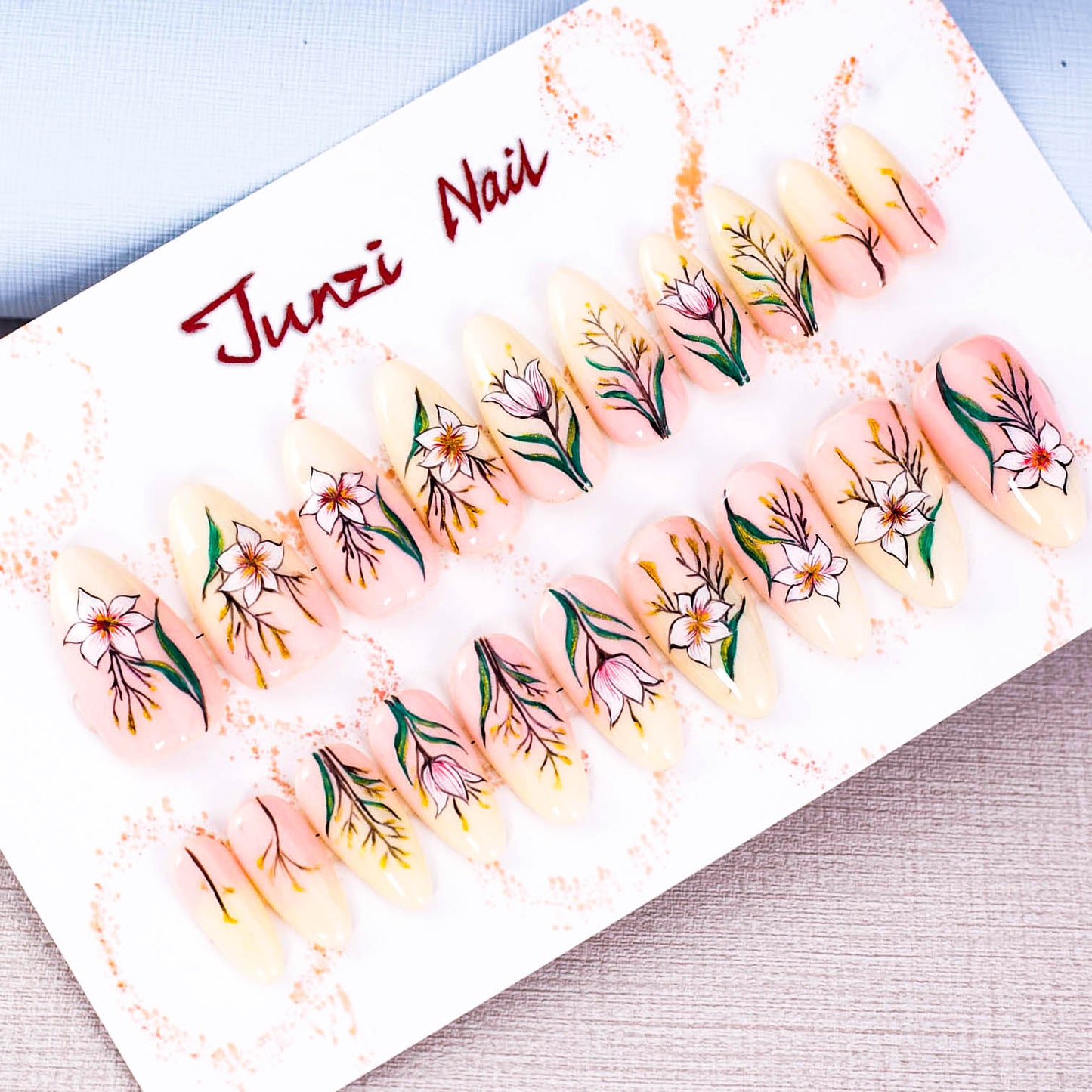 Petal Serenade Press On Nail