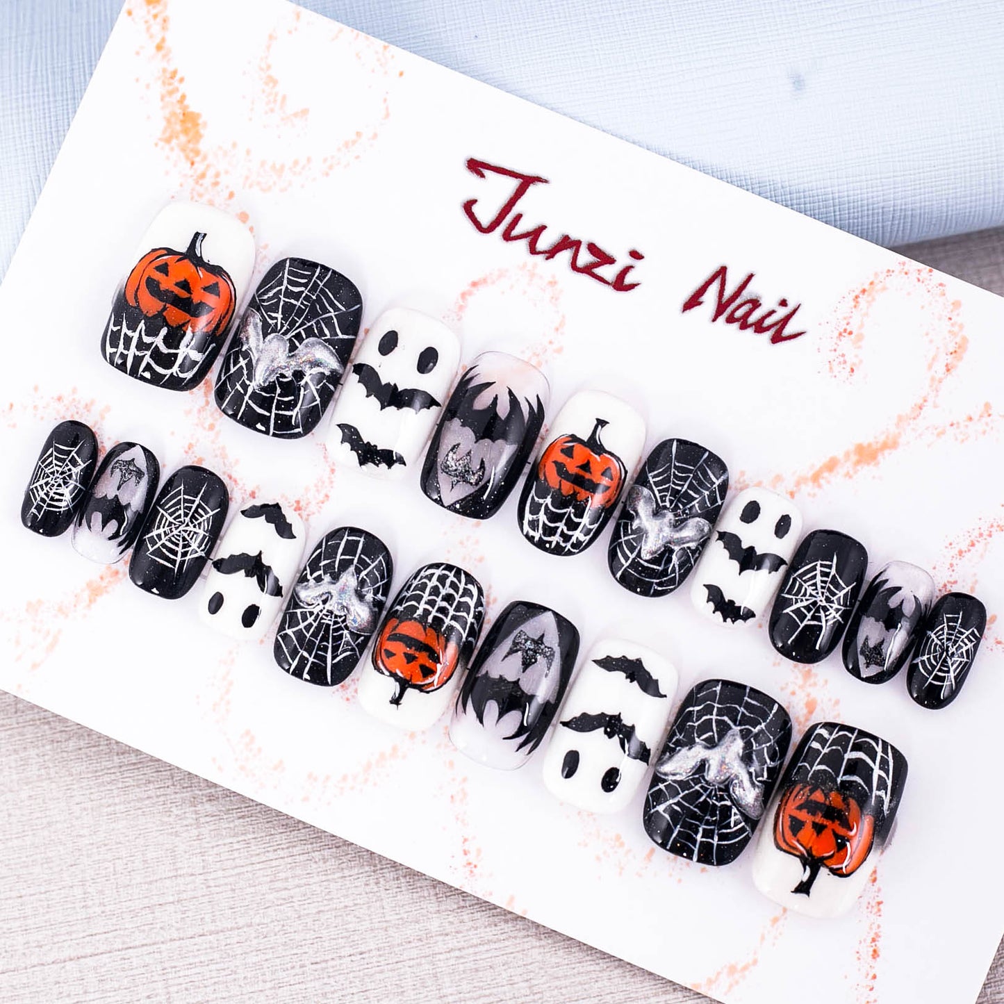 Haunted Halloween Press On Nail
