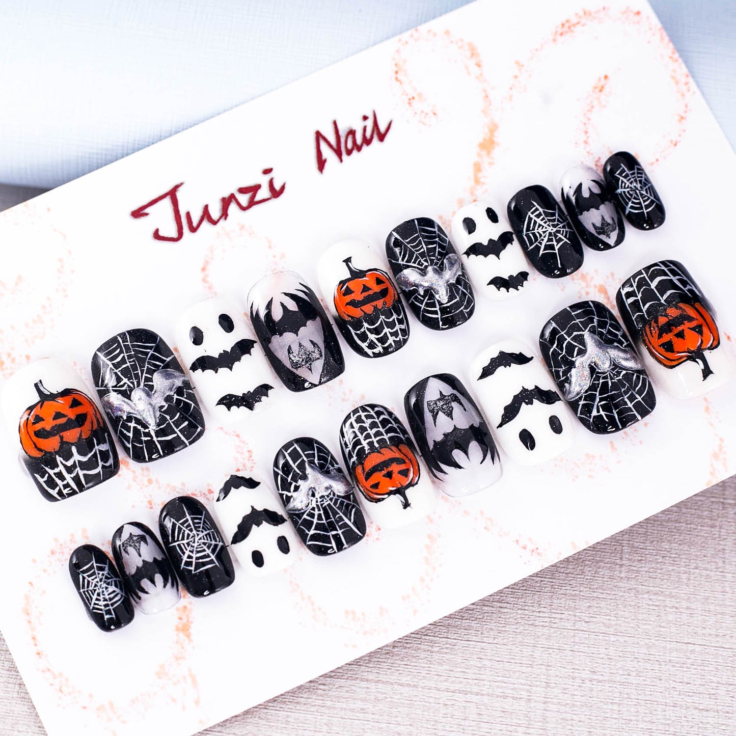 Haunted Halloween Press On Nail