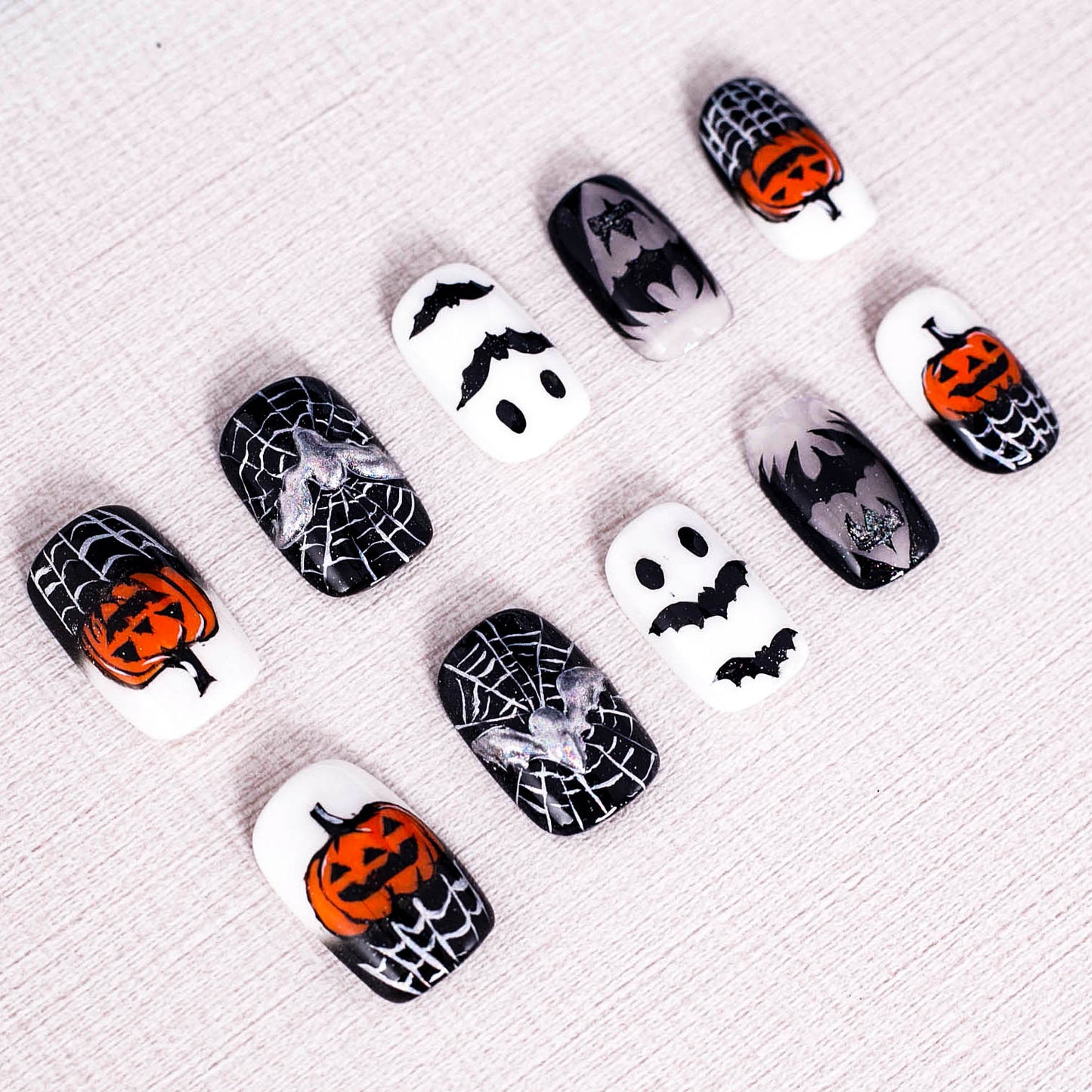 Haunted Halloween Press On Nail