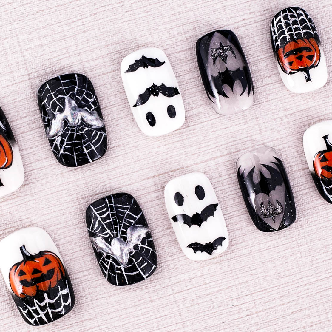 Haunted Halloween Press On Nail