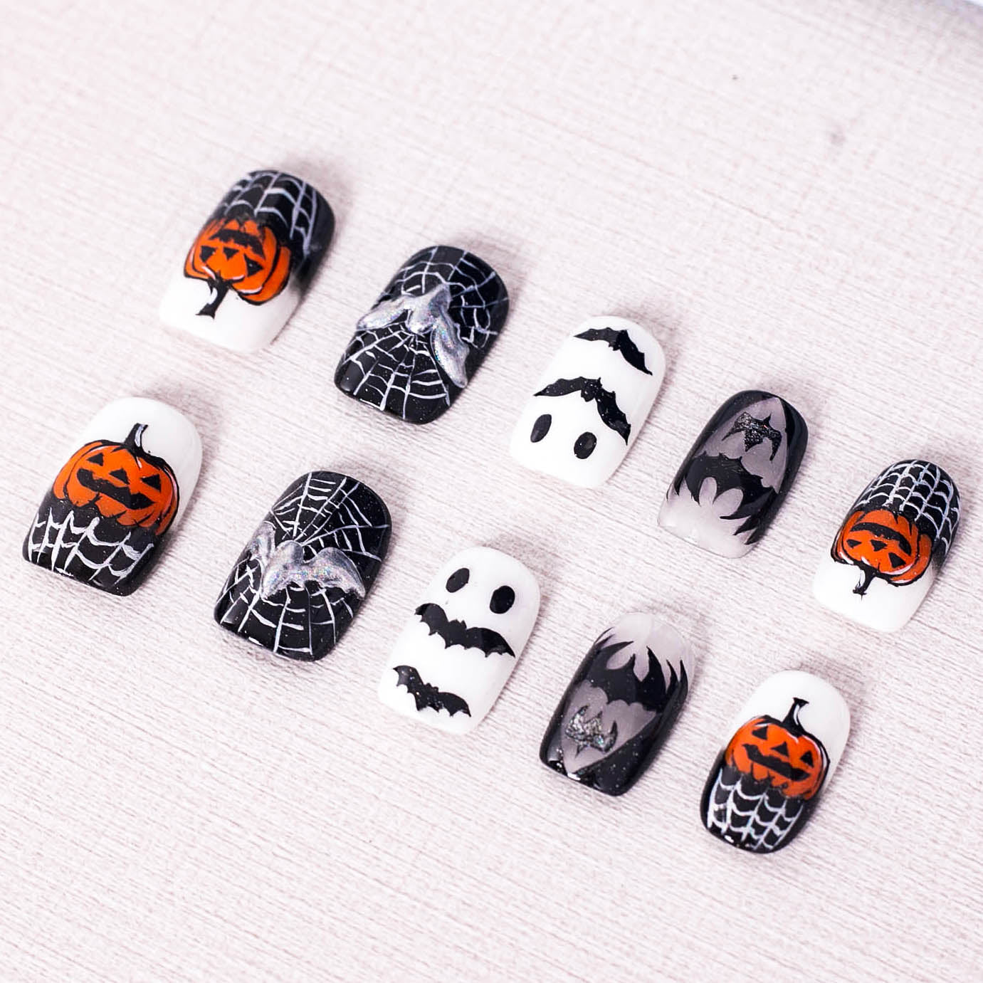 Haunted Halloween Press On Nail