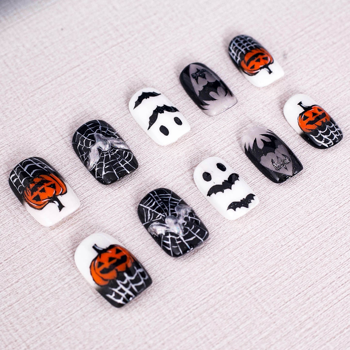 Haunted Halloween Press On Nail