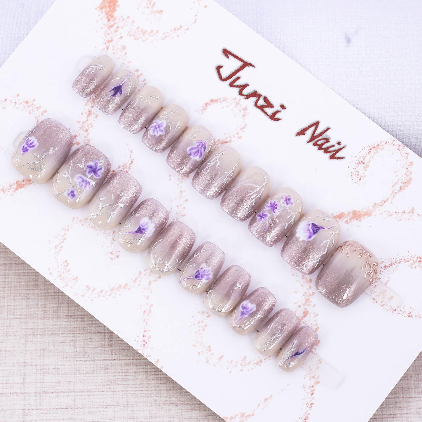 Whispering Petals Press On Nail