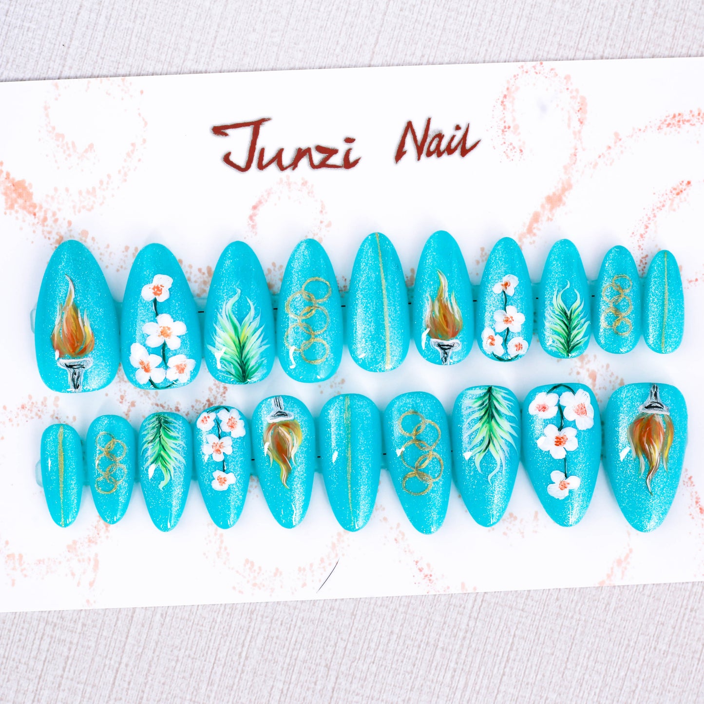 Olympic Elegance Press On Nail
