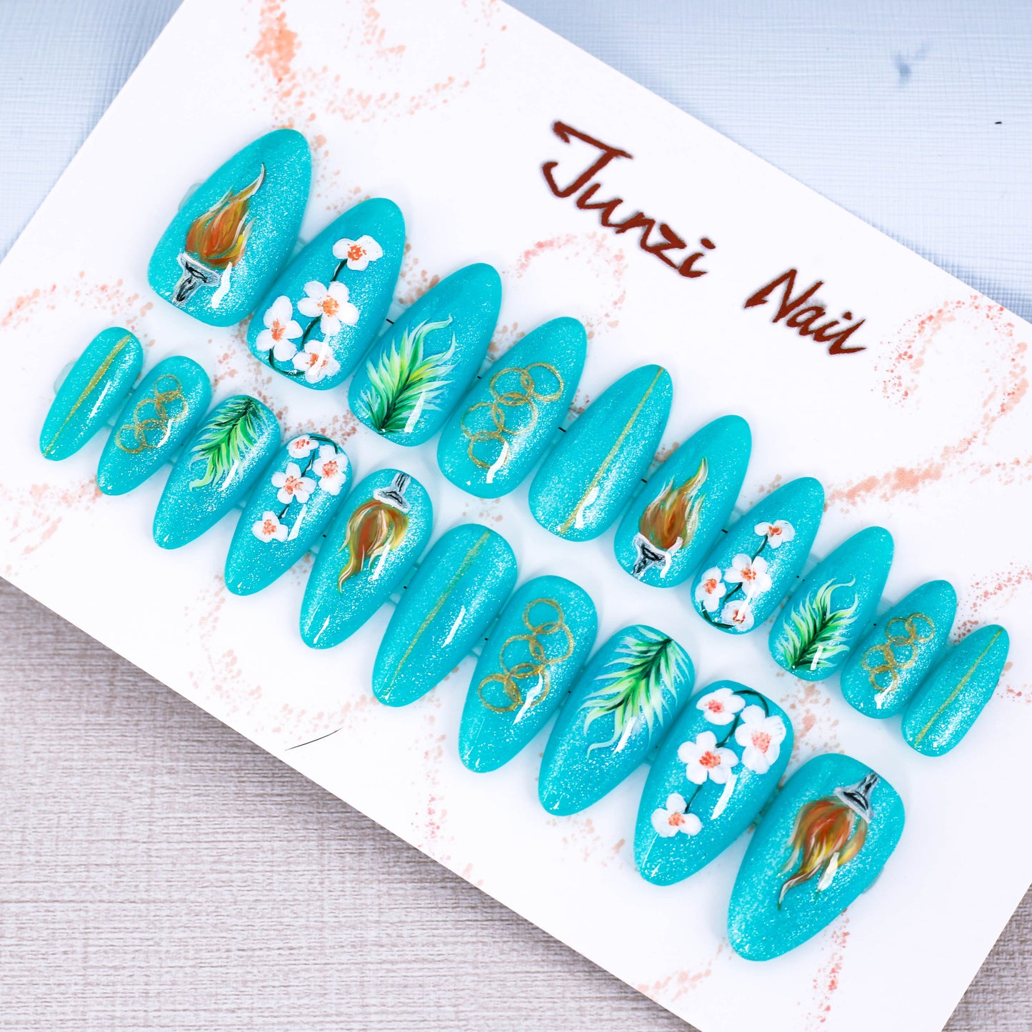 Olympic Elegance Press On Nail