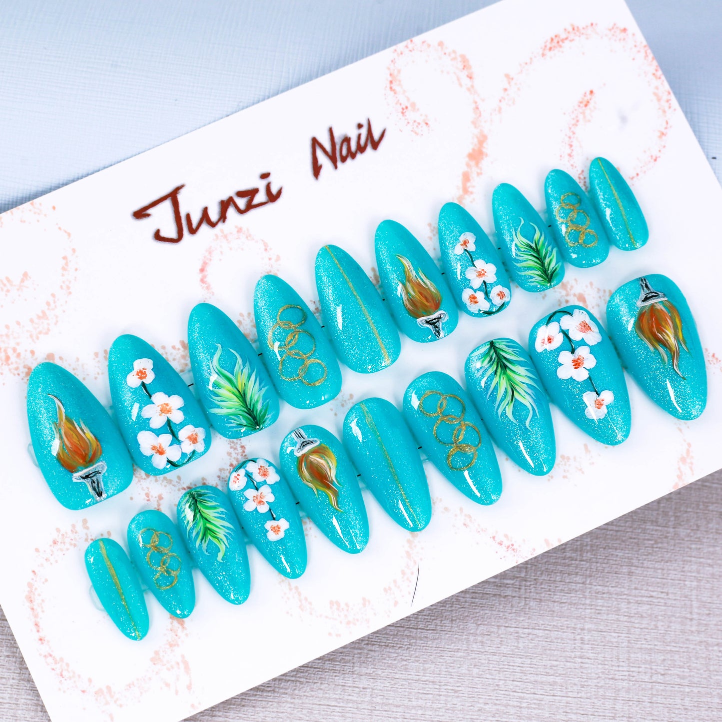 Olympic Elegance Press On Nail
