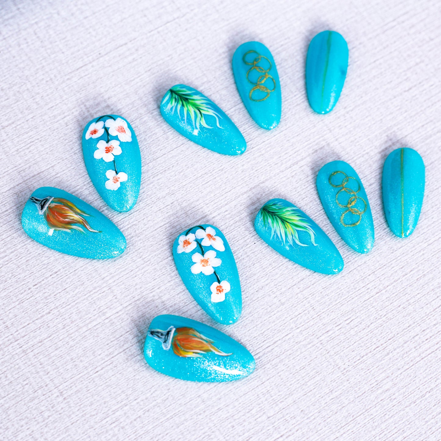 Olympic Elegance Press On Nail