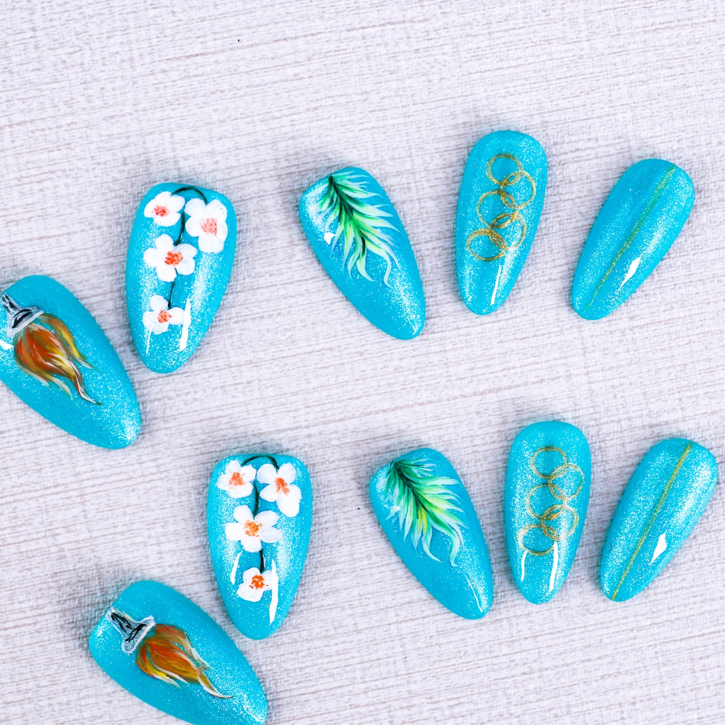 Olympic Elegance Press On Nail