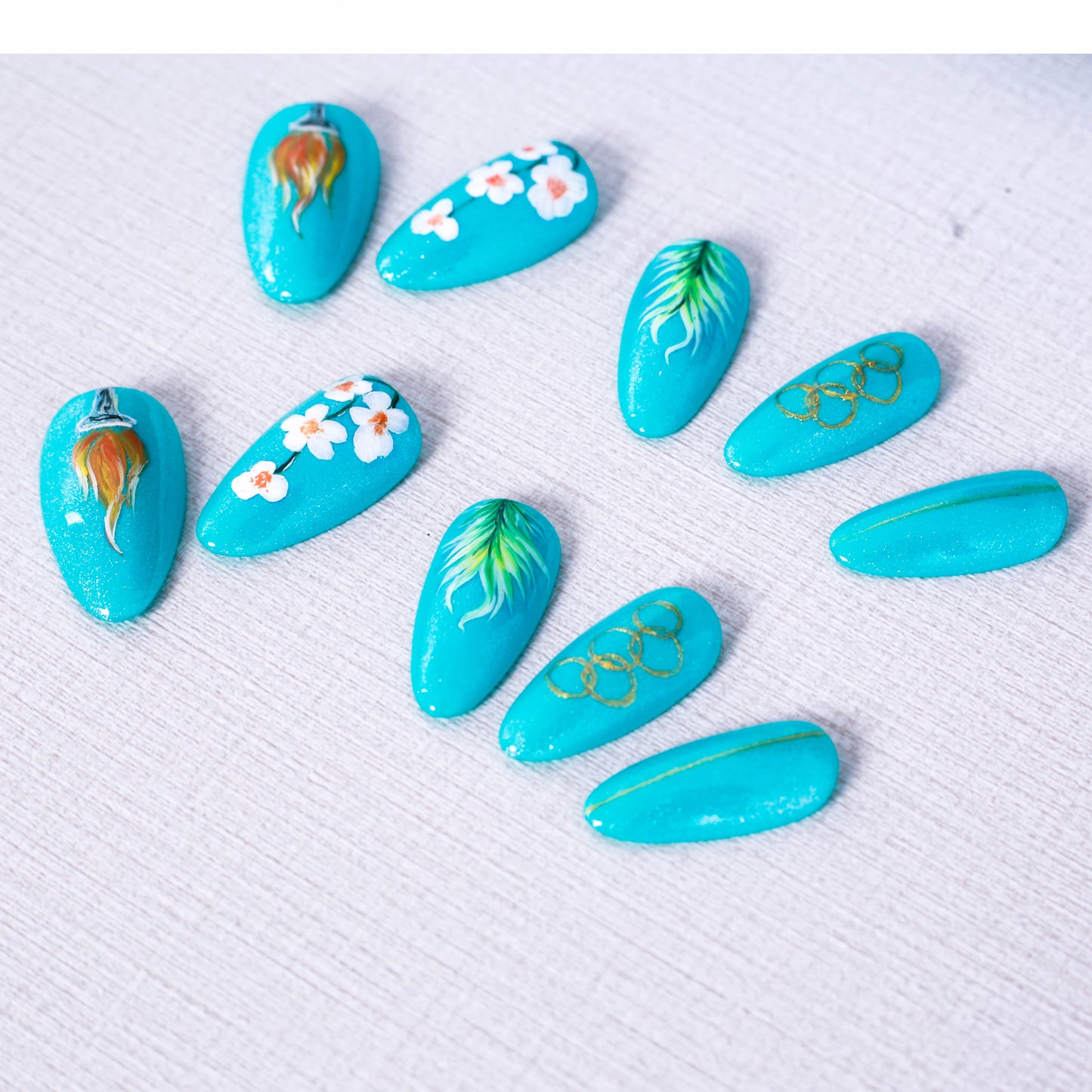 Olympic Elegance Press On Nail