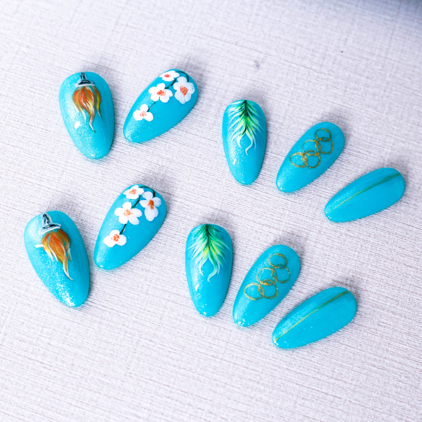 Olympic Elegance Press On Nail