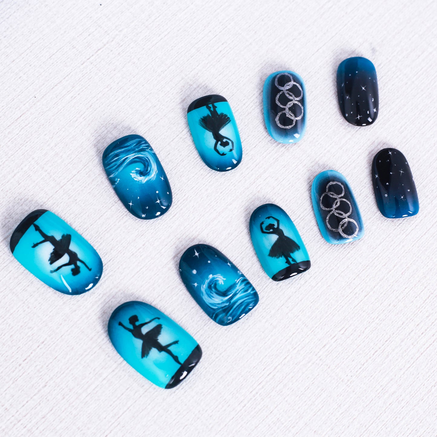 Ethereal Dance Symphony Press On Nail