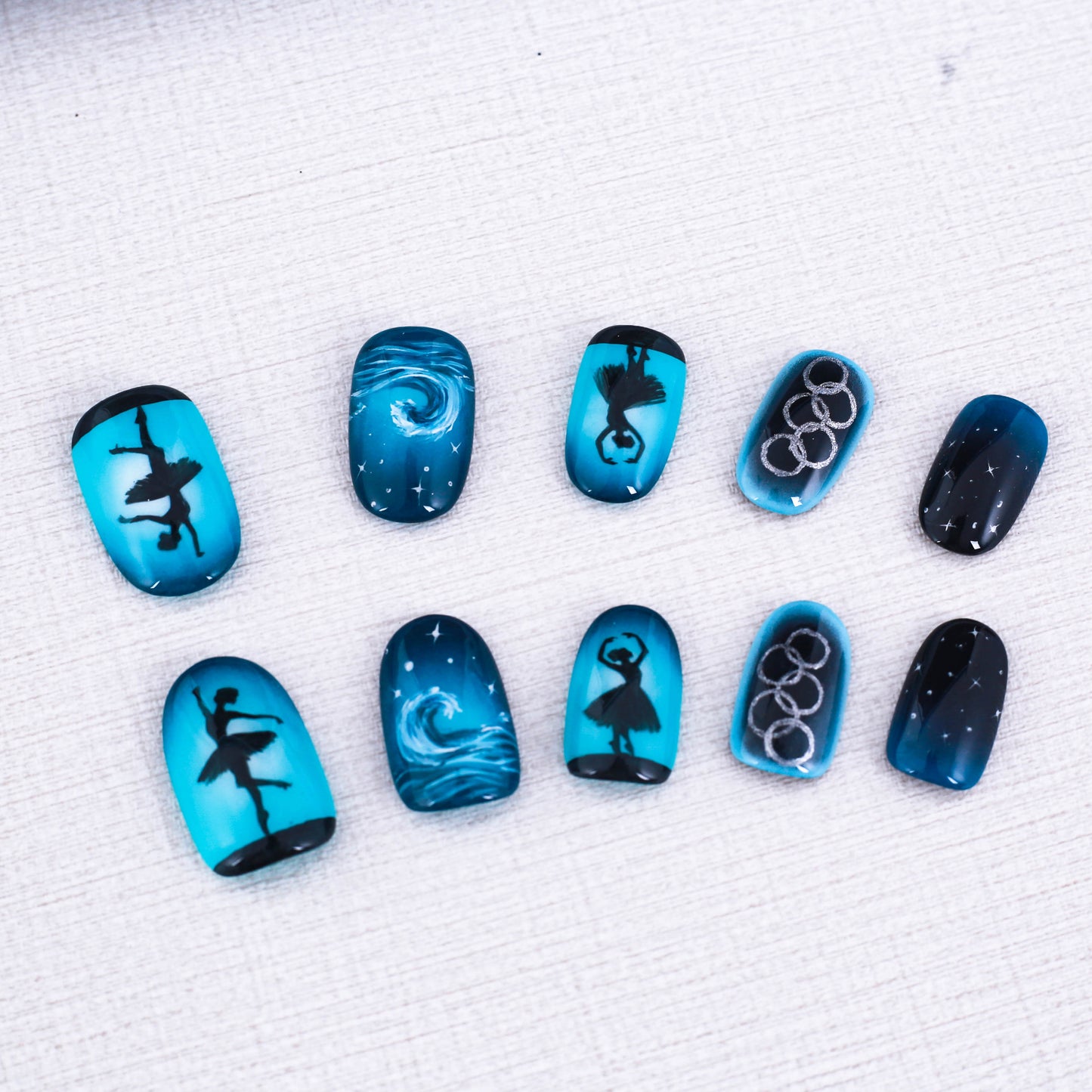 Ethereal Dance Symphony Press On Nail
