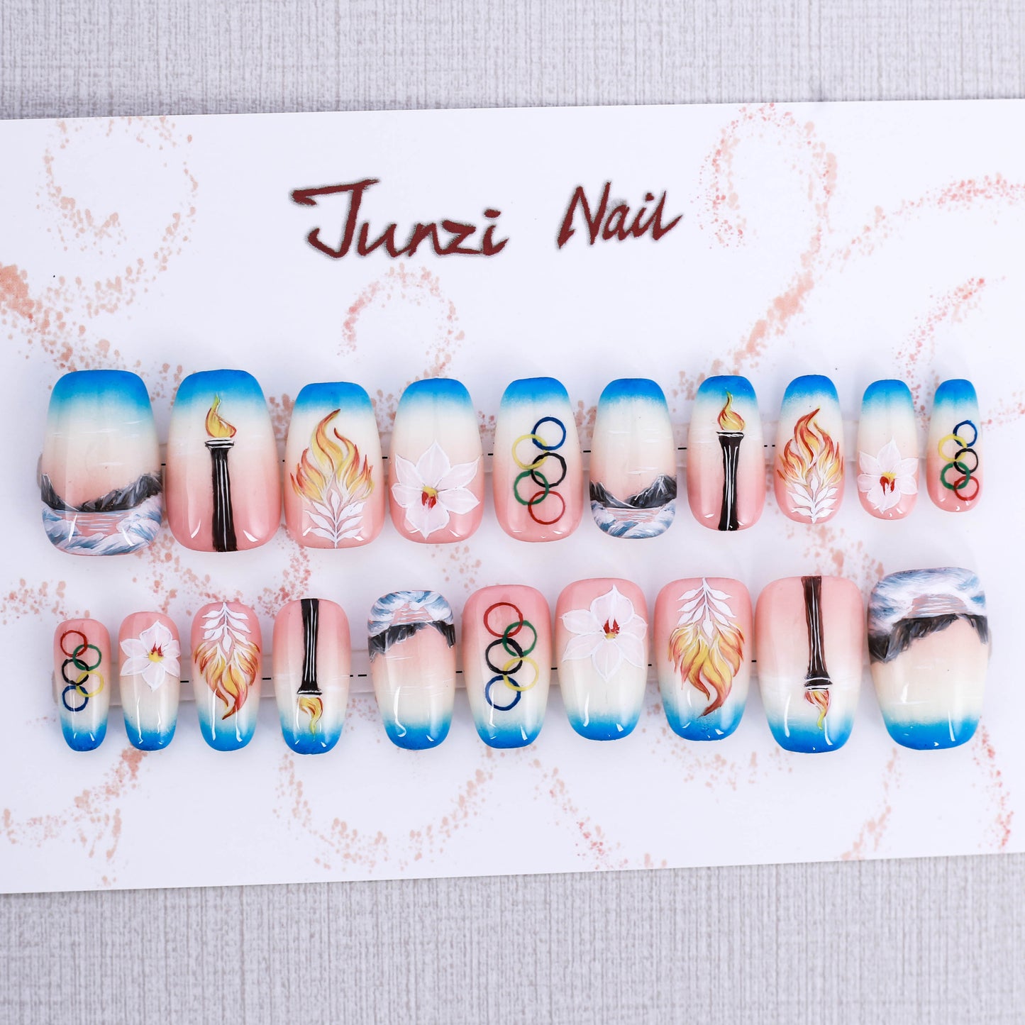 Olympic Dreams Harmony Press on Nail