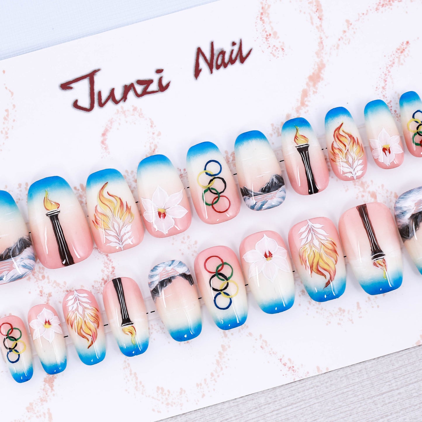 Olympic Dreams Harmony Press on Nail