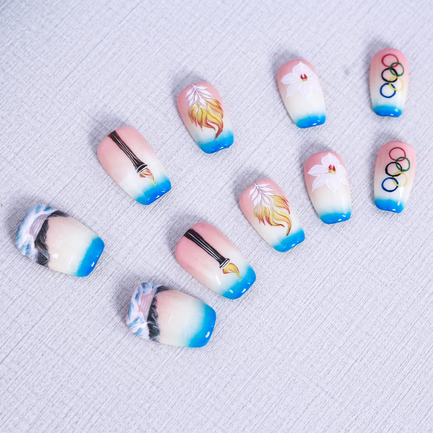 Olympic Dreams Harmony Press on Nail