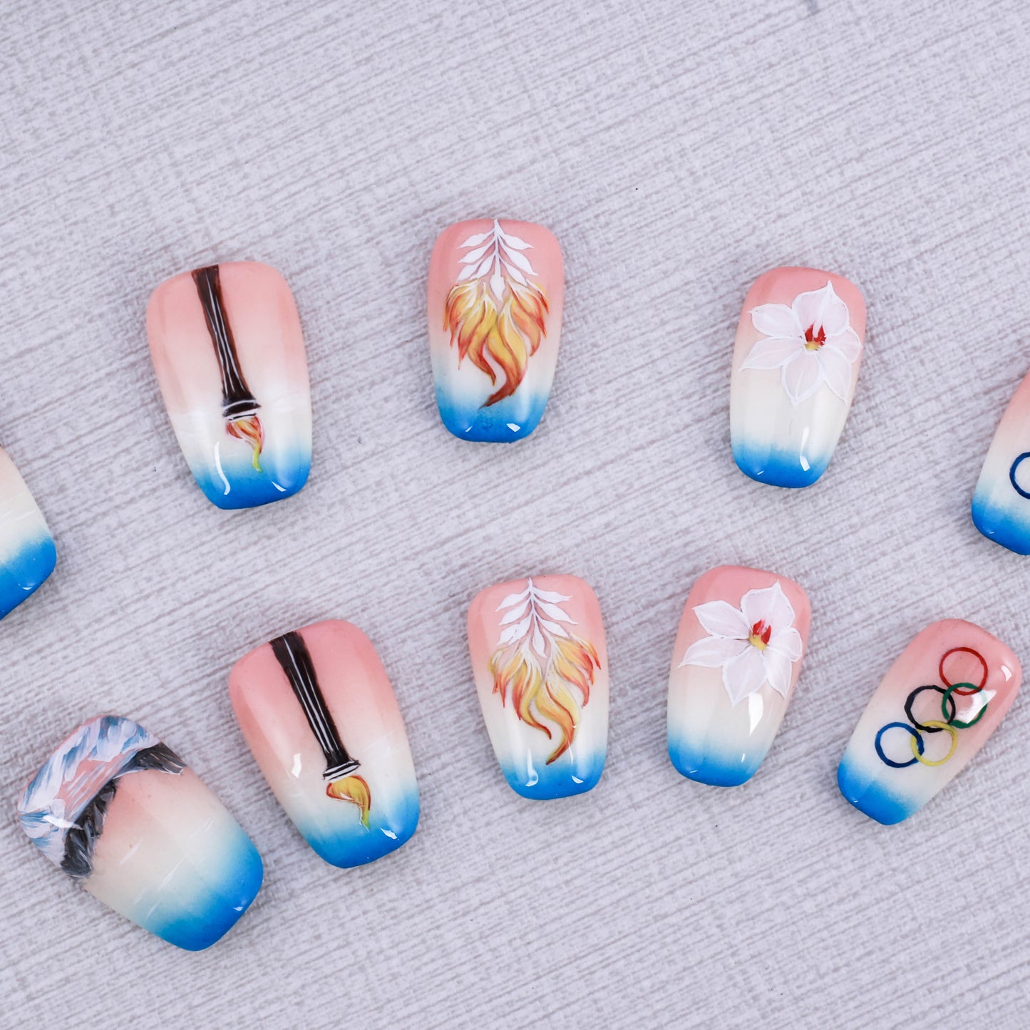 Olympic Dreams Harmony Press on Nail