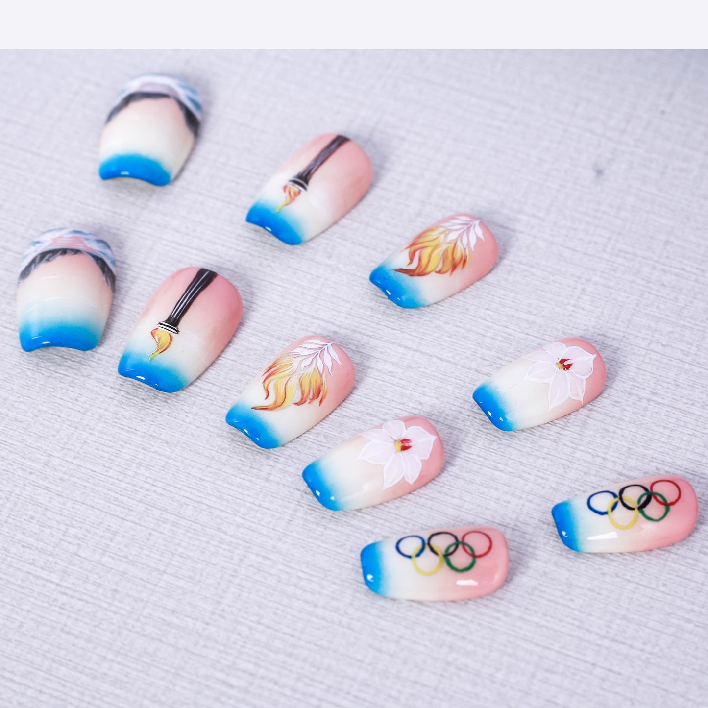 Olympic Dreams Harmony Press on Nail