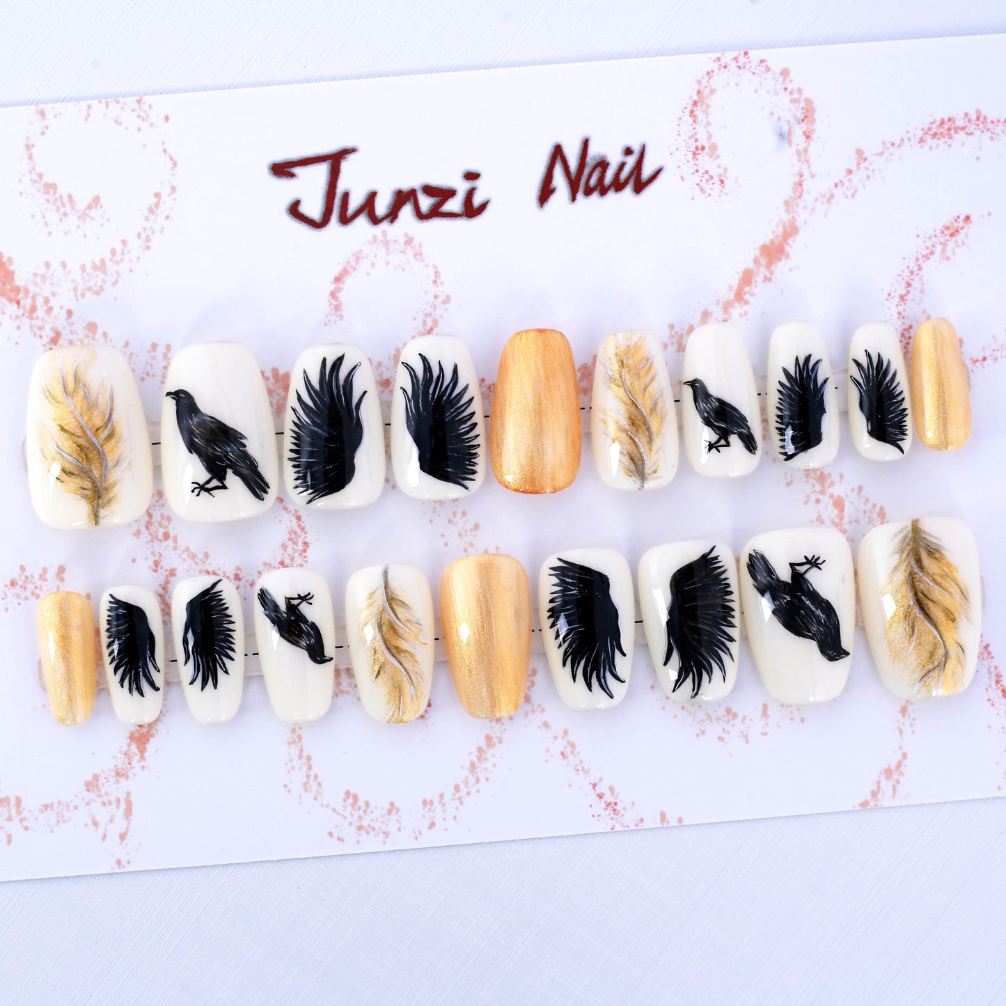 Raven's Elegance Press On Nail