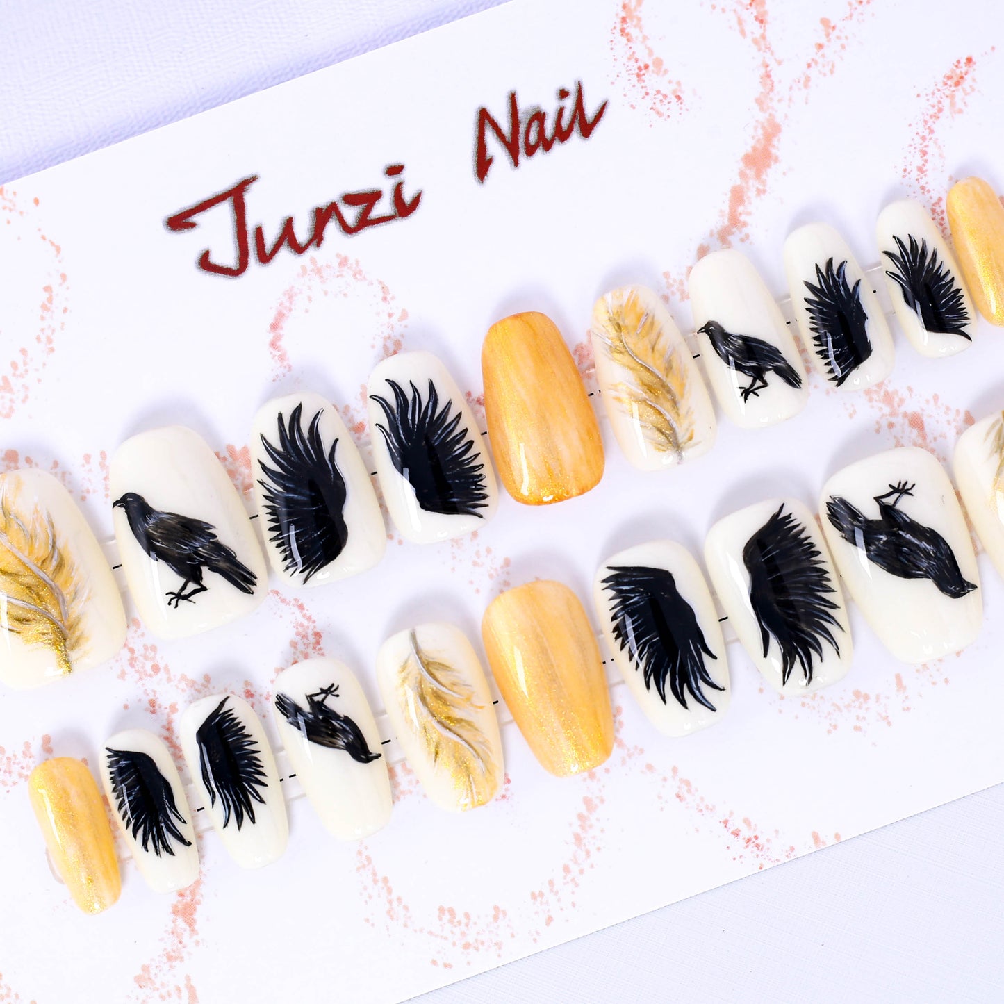 Raven's Elegance Press On Nail