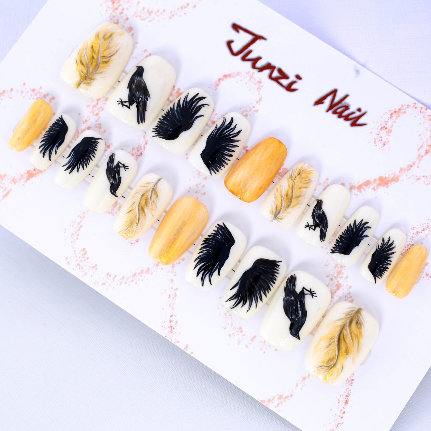 Raven's Elegance Press On Nail