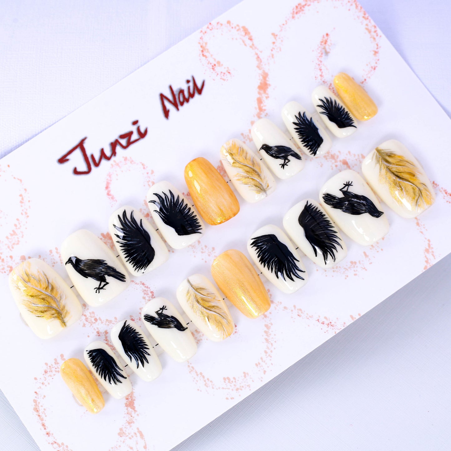 Raven's Elegance Press On Nail