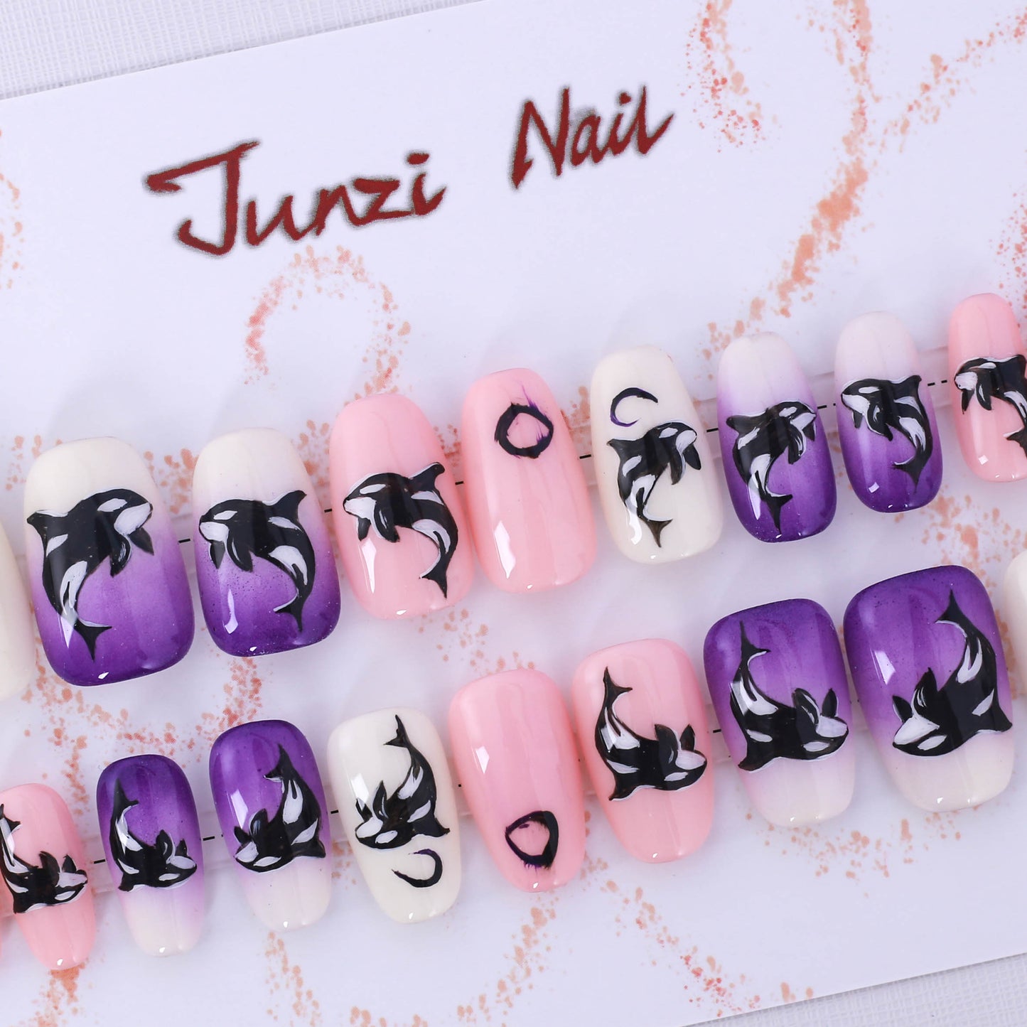Orca Dreams Press On Nail