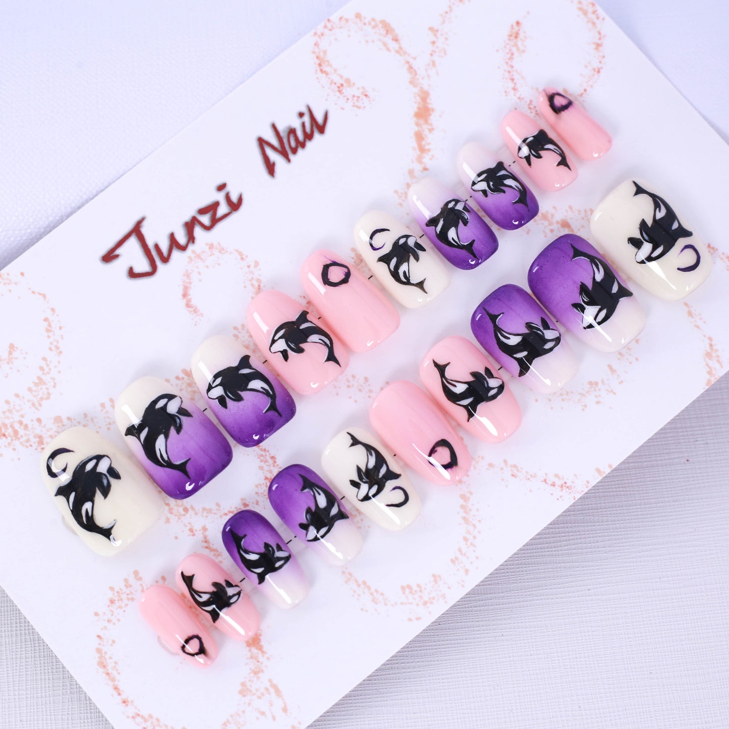 Orca Dreams Press On Nail