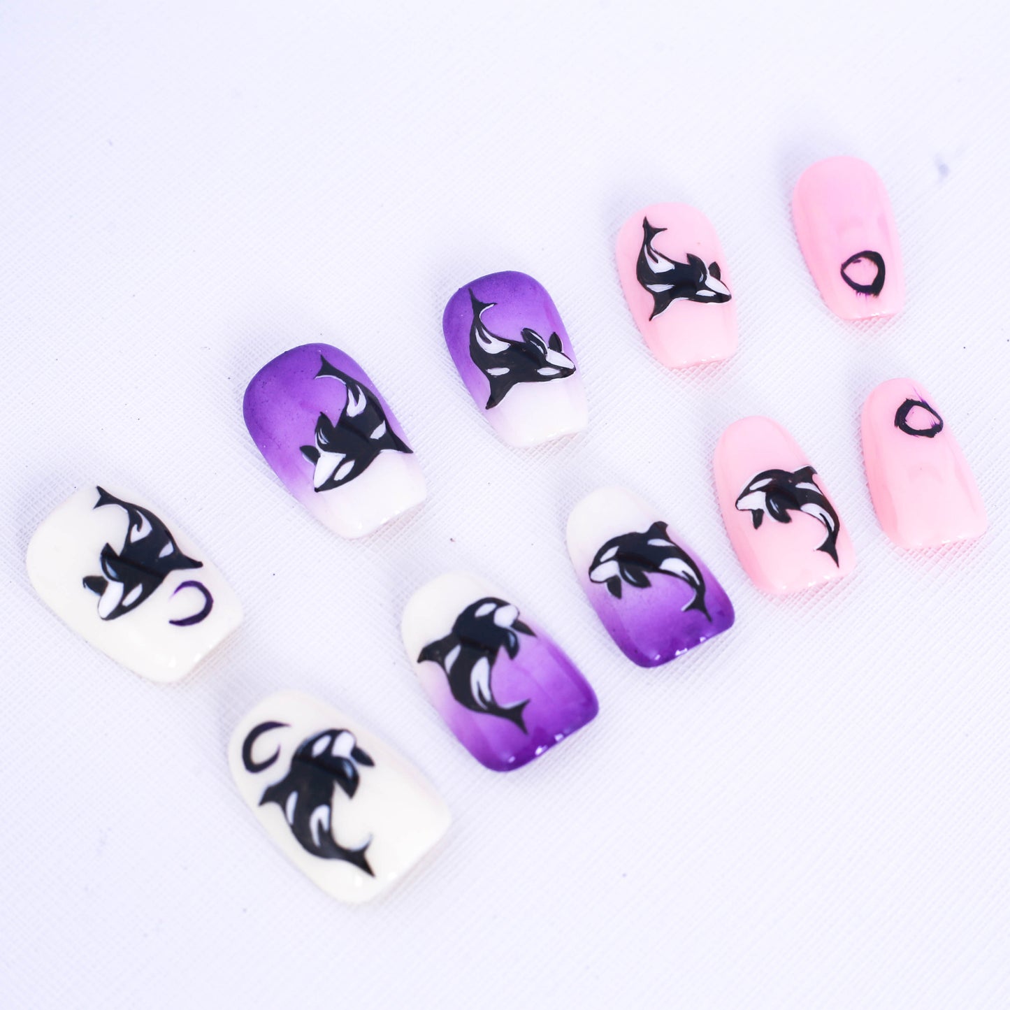 Orca Dreams Press On Nail