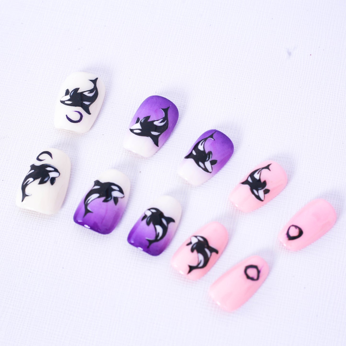 Orca Dreams Press On Nail