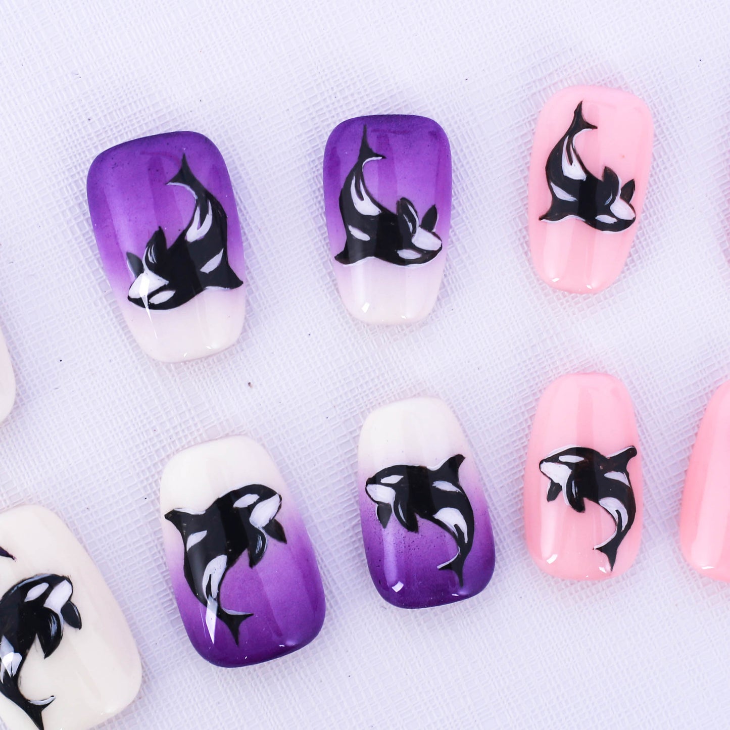 Orca Dreams Press On Nail
