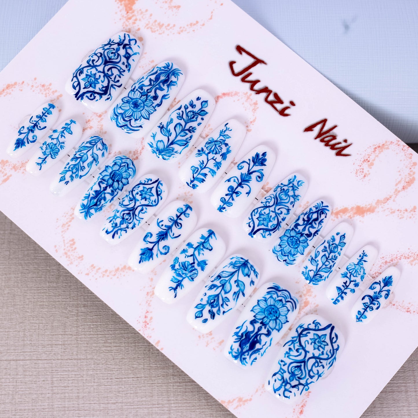 Porcelain Elegance Press on Nail