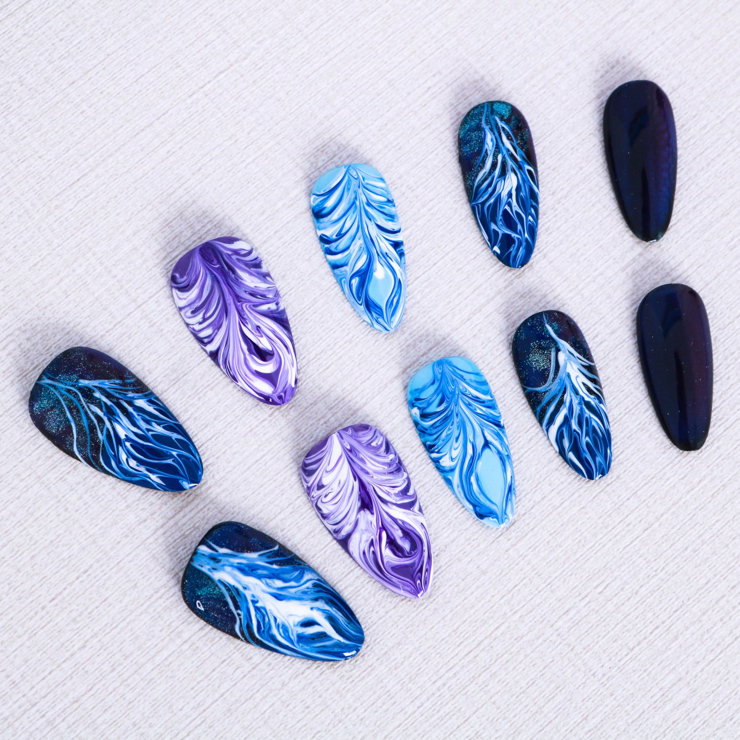 Whispering Feathers Press On Nails