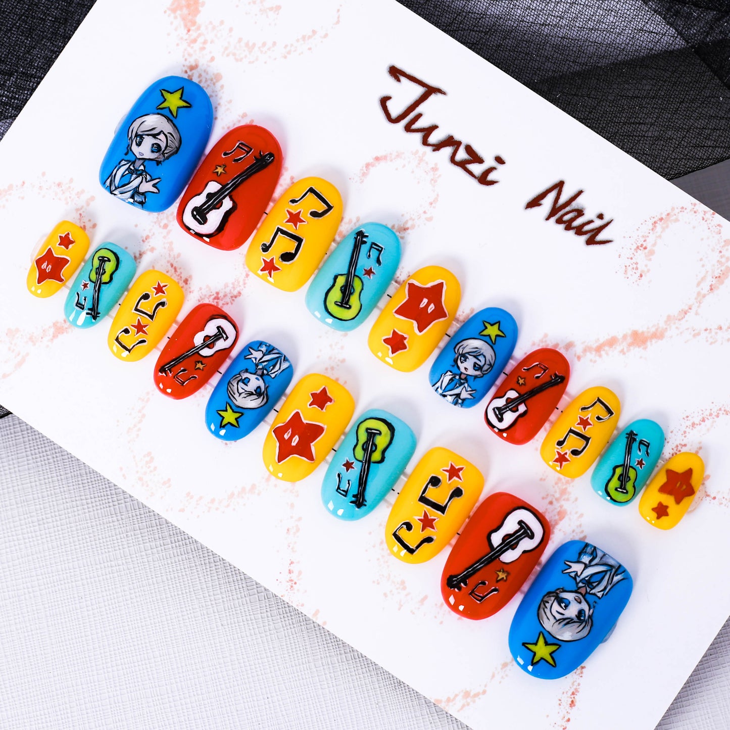 Rockin' Pop Beats Press On Nail
