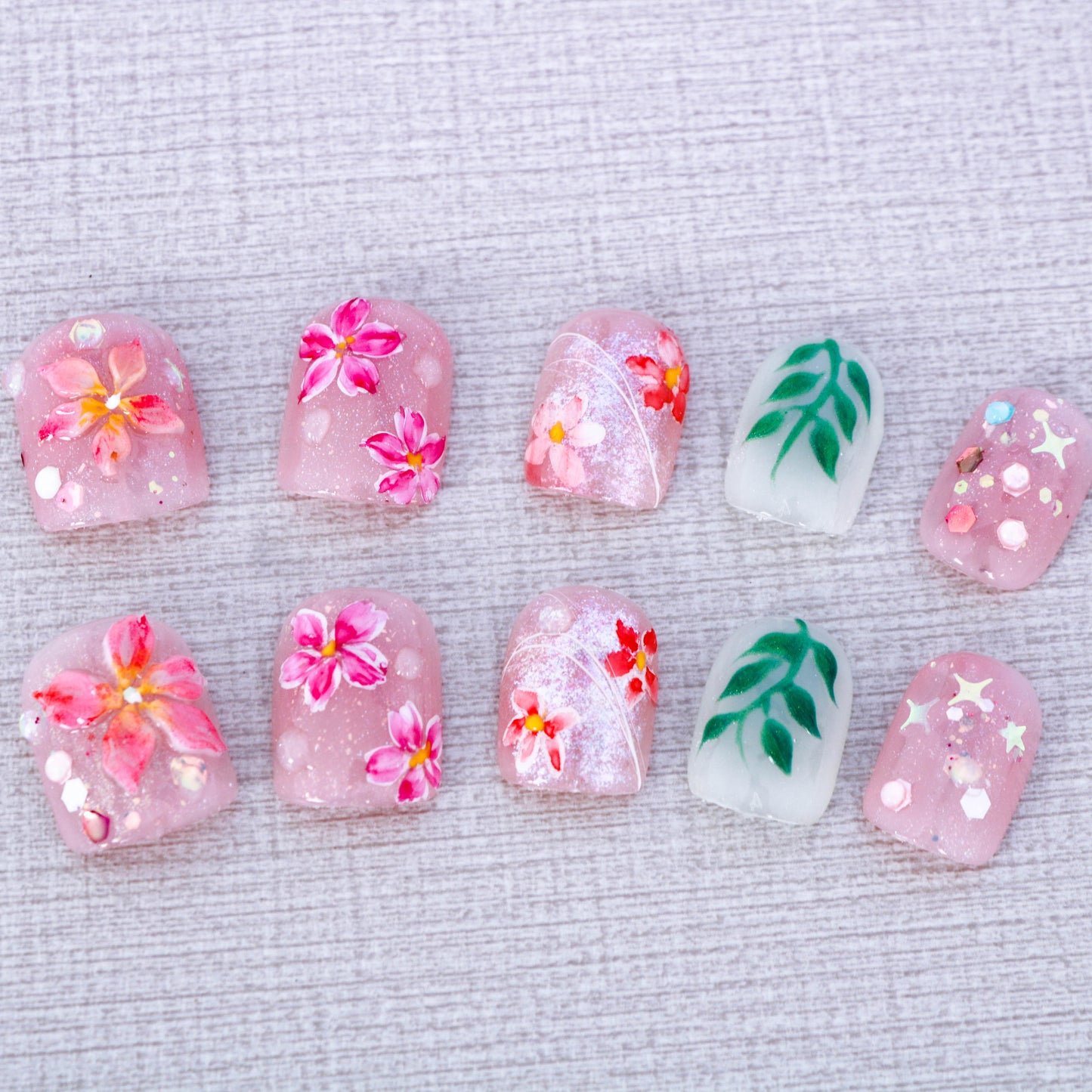 Blossom Radiance Press on Nail =
